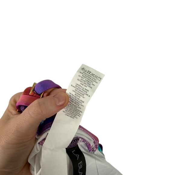 La Blanca Sunset Shores Strappy One Shoulder One Piece Swimsuit Womens Plus 18W - Picture 7 of 9